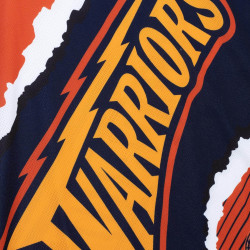 Mitchell & Ness NBA Jumbotron 2.0 Sublimated Tank GOLDEN STATE WARRIORS NAVY / ORANGE