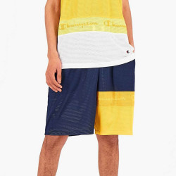 Champion Men Basketball Short Navy Blue/Yellow