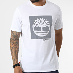 Timberland SS Graphic Tee White