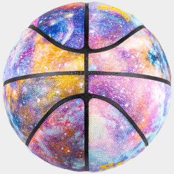Basketbalová Lopta Peak Rainbow (sz. 5) Purple/Yellow
