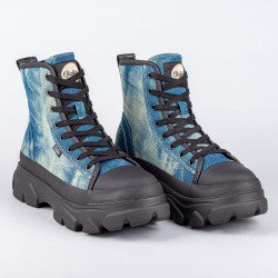 Buffalo Cade Lace Up Hi Blue