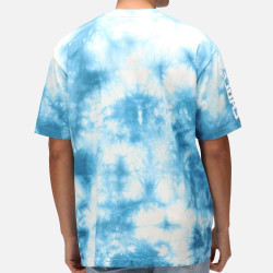 Re:Covered NFL Eagles Fly Blue Tie Dye Relaxed T-Shirt