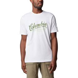 Columbia Rockaway River™ Graphic SS Tee - White/Scripted Scene