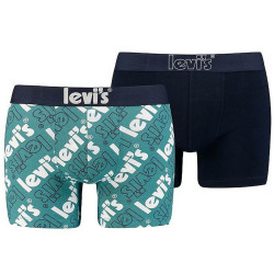 Levis Men Poster Logo Aop Boxer Brief 2P Blue Combo