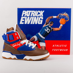Ewing Athletics 33 HI WINTER x Snickers white/brown/royal/red