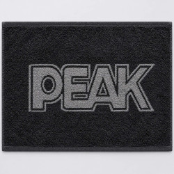 Športový uterák PEAK Teamline Bench Towel čierno-sivý