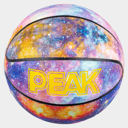 Basketbalová Lopta Peak Rainbow (sz. 5) Purple/Yellow