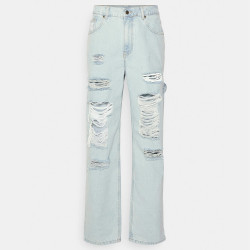 Karl Kani KK Retro Baggy Workwear Heavy Distressed Denim bleached blue