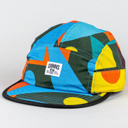 Šiltovka DJINN'S 5 Panel Soft Flat Cap Geometric Dark