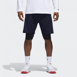 Adidas Dame Doll 2 In 1 Shorts Navy