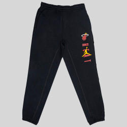 Jordan Nk Courtside Statement Pant - 8-20Y - Miami Heat Black