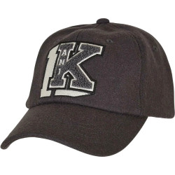 Karl Kani KK Retro Patch Wool Blend Cap Anthracite