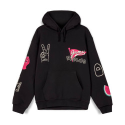 Grimey Wear Nablus Vintage Hoodie Black