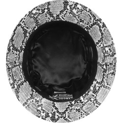 Kangol Snakeskin Bucket Black Snake