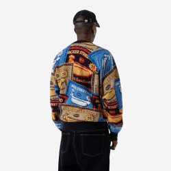 Jacker Hot Doggy Knit Crewneck Aop