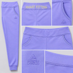 Dámske tepláky PEAK Smart Fitting fialové
