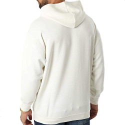 FILA CATANZARO elongated hoody Egret