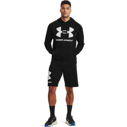Under Armour Rival Fleece Big Logo Hoodie Black