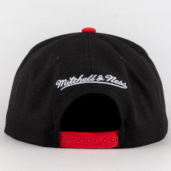 Mitchell & Ness Logo Bill Snapback Hwc Miami Heat Black / Red