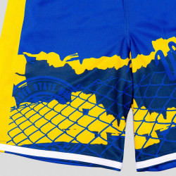 OUTER STUFF NBA FADE AWAY BALLER SHORT GOLDEN STATE WARRIORS Blue