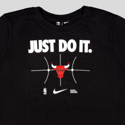 Nike Essential Nba Just Do It Ss Tee 8-20 Chicago Bulls Black