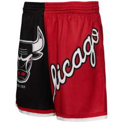 Mitchell And Ness NBA Big Face Shorts 5.0 - 8-20Y Chicago Bulls Black/Red/White