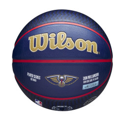WILSON NBA PLAYER ICON OUTDOOR BSKT ZION Navy (sz. 7)