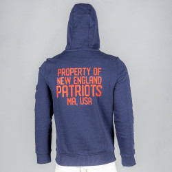 Fanatics NFL Property Of Graphic Overhead Hoodie New England Patriots Navy