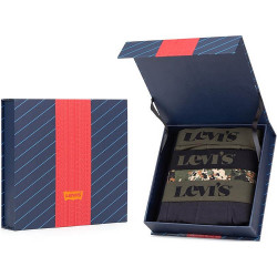 Levis Men Giftbox Dotted Camo Boxer Brief 3P Grey / Green