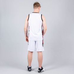 Basketbalová súprava (dres + trenírky) Peak Basketball Uniforms biela