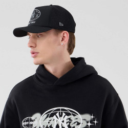 Mikina NEW ERA New York Yankees MLB Logo Graphic Black Oversized Pullover Hoodie čierna