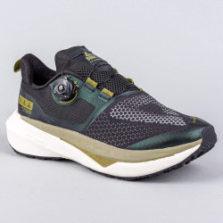 Bežecké trailové tenisky Peak Trail Running Shoes Taichi-Orographic Exploration-Fearless Version Black/Chrome Green