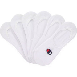 Champion 6Pk Footie Socks White
