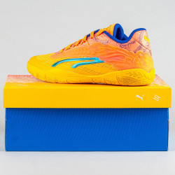 Basketbnalové tenisky Puma wmns Stewie 3 Dawn In ‘Cuse Shoe Yellow Sizzle/Fluro Peach
