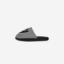 FOCO Las Vegas Raiders - NFL - Mens Team Stripe Slipper - Black/Grey