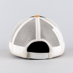Von Dutch Originals Trucker Russel Multi Oval Patch Cord Black/White