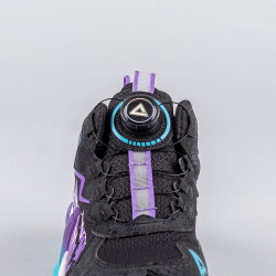 Detské basketbalové tenisky Peak Kids Basketball Shoes Disc Ultralight Black/Lakers Purple