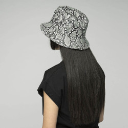 Kangol Snakeskin Bucket Black Snake