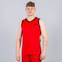 Basketbalová súprava (dres + trenírky) Peak Basketball Uniforms červerná
