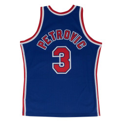 Mitchell & Ness Swingman Jersey New Jersey Nets Road 1992-93 Drazen Petrovic Royal