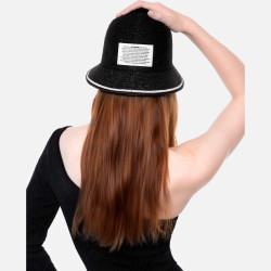 Klobúk KANGOL® FINE PRINT CASUAL čierny