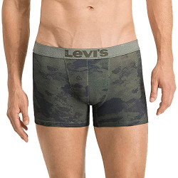 Levis Men Ocean Camo Aop Boxer Brief (2-Pack) Khaki