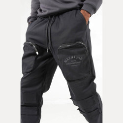Sixth June Dare Pants W/ Embroideries Dark Grey