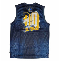 Outer Stuff Heating Up' Top - Player Specific Golden State Warriors Stephen Curry Indigo