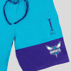 OUTER STUFF NBA PURE SHOOTER SHORT CHARLOTTE HORNETS BALL LAMELO TEAL/PURPLE