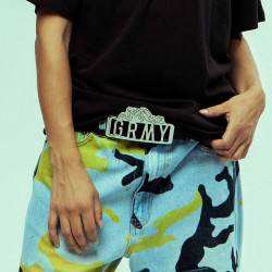 Grimey Wear Back At You Buckle Belt Black