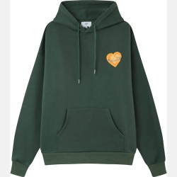 Sixth June Heart Pinned Hoodie Green