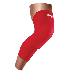 McDavid Hex Force HexPad Extended Leg Sleeves (chránič kolena - červený)