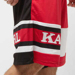 Karl Kani Retro Block Shorts red/black/white