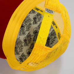 Von Dutch Originals Trucker Boston Oval Patch Cot/Twi Red/Yellow